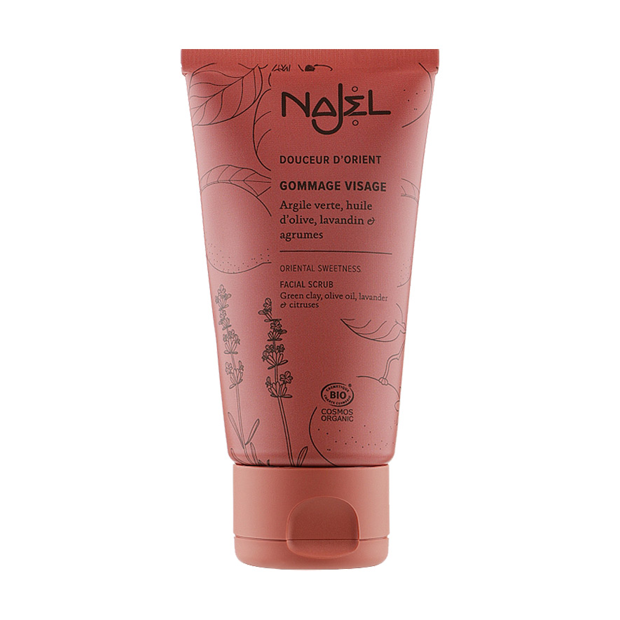 Органічний скраб для обличчя Najel Oriental Sweetness Face Scrub Східні ласощі, 75 мл